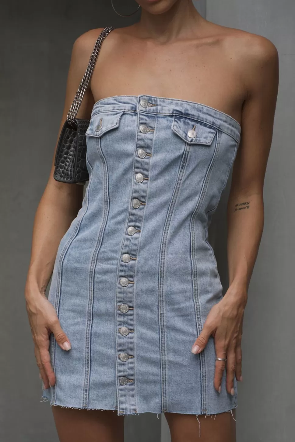 Women MESHKI Denim<Tiani